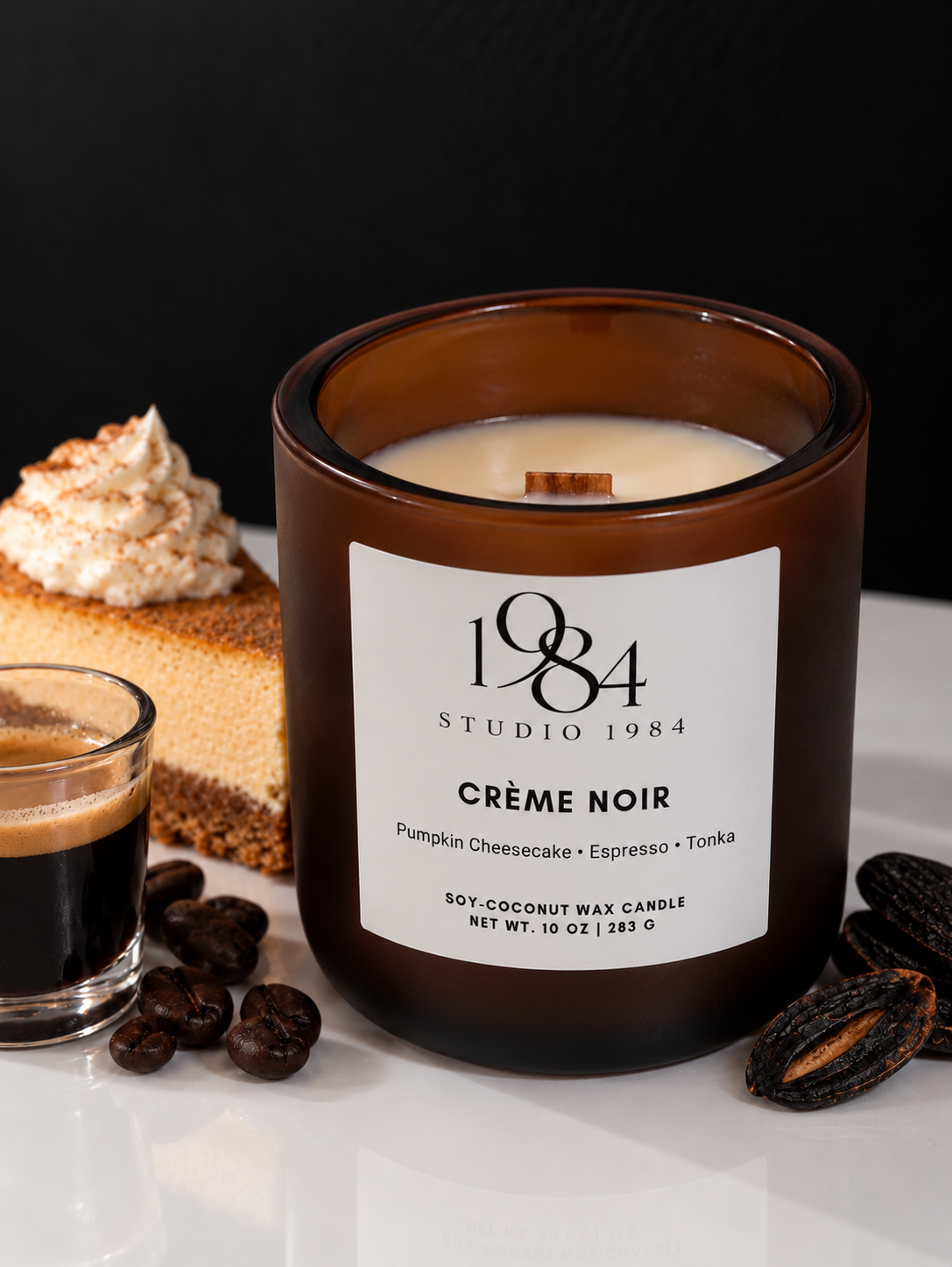 Crème Noir | 10 oz Soy-Coconut Wax Candle