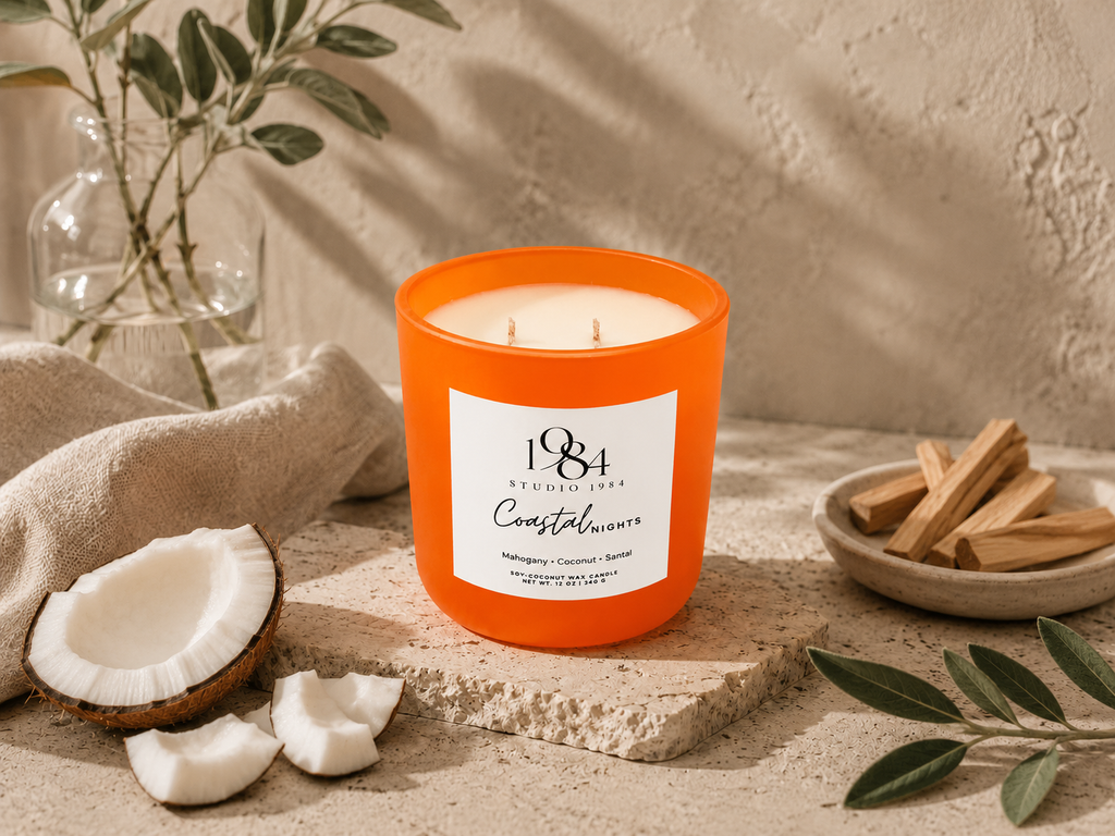 Coastal Nights | 12 oz Soy-Coconut Wax Candle