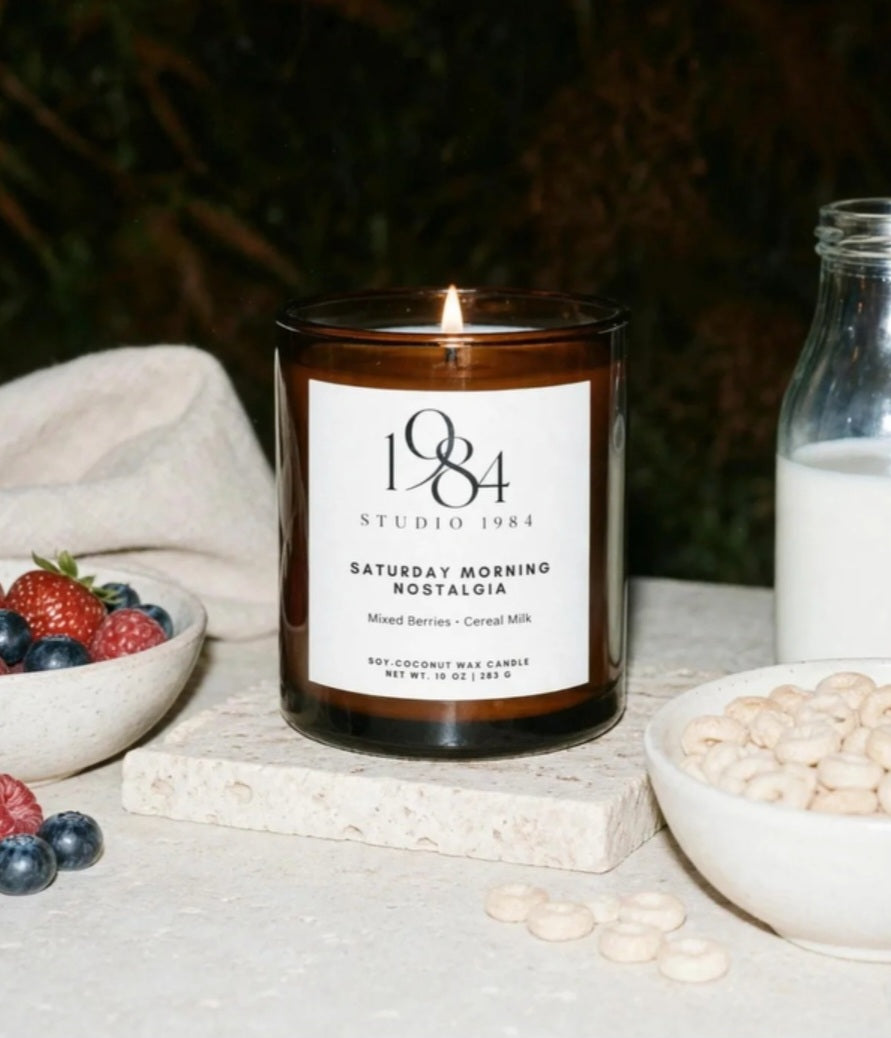 Saturday Morning Nostalgia | 10 oz Soy-Coconut Wax Candle