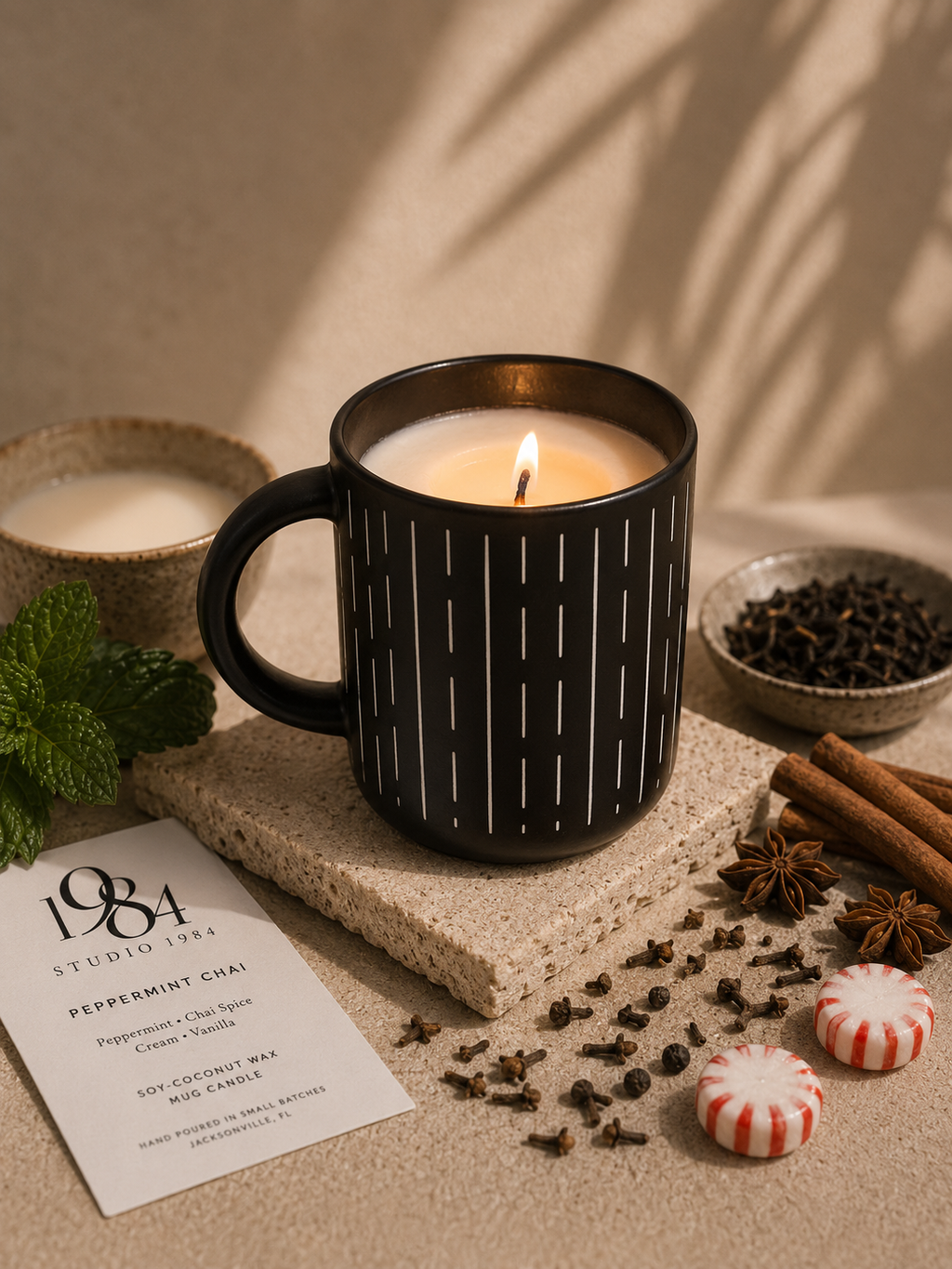 Peppermint Chai | Studio Décor Mug Candle